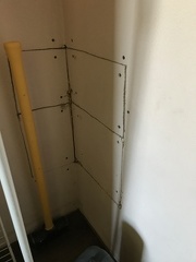 Previous Drywall Access Behind Shower Faucet